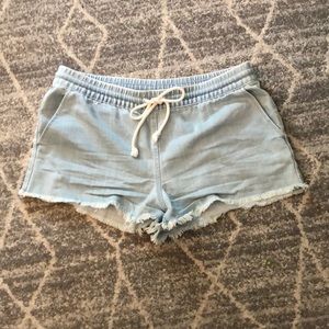 Aerie chambray cut offs, size Medium